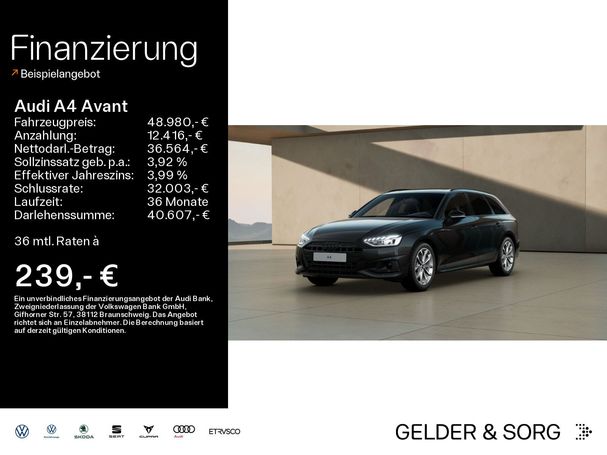 Audi A4 40 TFSI S-line Avant Advanced 150 kW image number 4