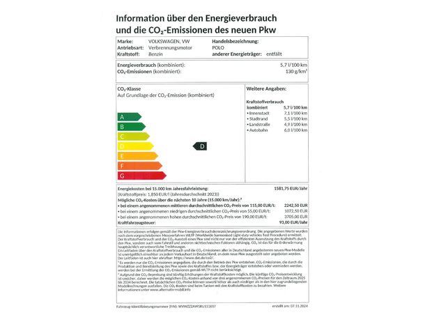 Volkswagen Polo 1.0 TSI DSG 85 kW image number 27