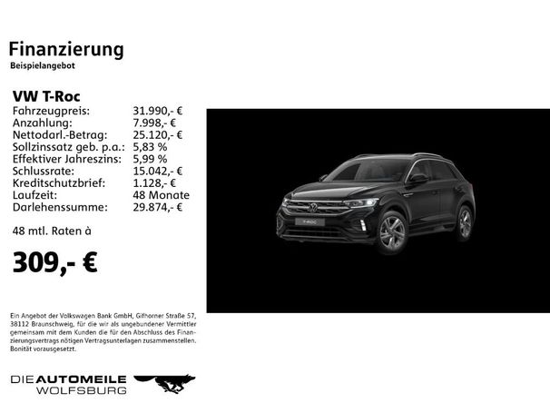 Volkswagen T-Roc 1.0 TSI 85 kW image number 5