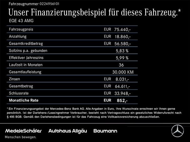 Mercedes-Benz EQE AMG 43 350 kW image number 22