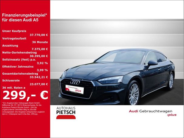 Audi A5 35 TFSI S tronic Sportback 110 kW image number 1