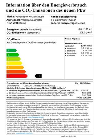 Volkswagen T6 California 2.0 TDI Ocean DSG 150 kW image number 21