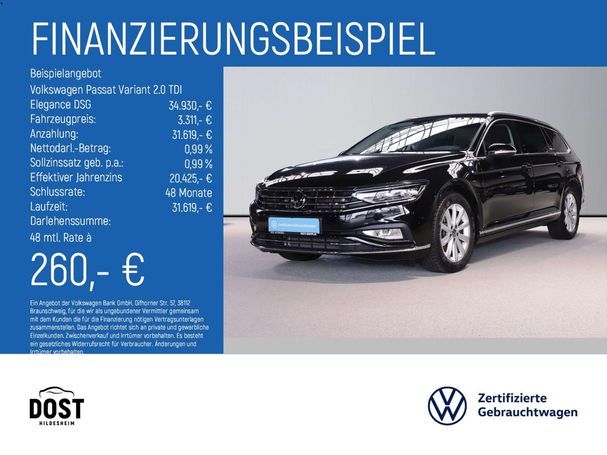 Volkswagen Passat Variant 2.0 TDI Elegance DSG 110 kW image number 5