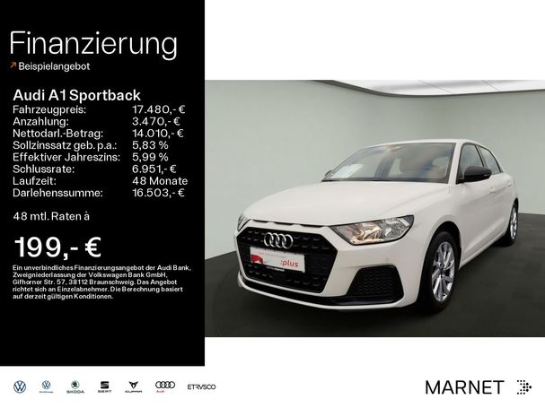 Audi A1 25 TFSI Sportback Advanced 70 kW image number 3