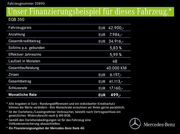 Mercedes-Benz EQB 350 215 kW image number 31