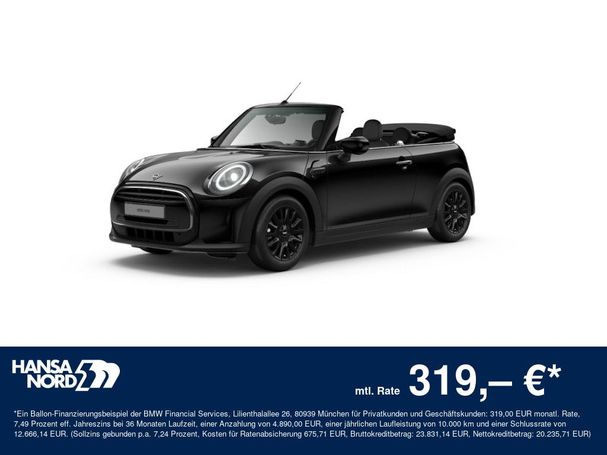 Mini One Cabrio Mini 75 kW image number 1