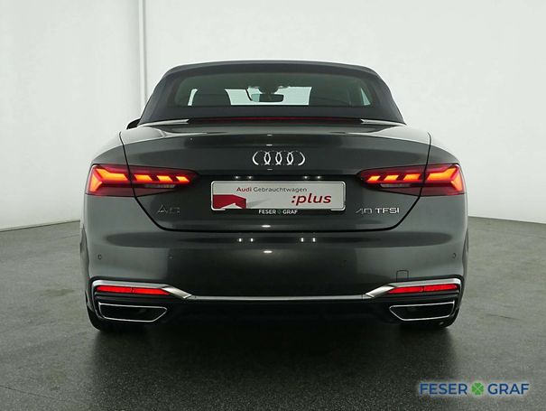 Audi A5 40 TFSI S tronic S-line Cabrio 150 kW image number 11