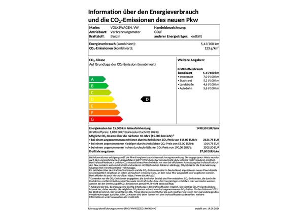 Volkswagen Golf 1.5 eTSI DSG 110 kW image number 4