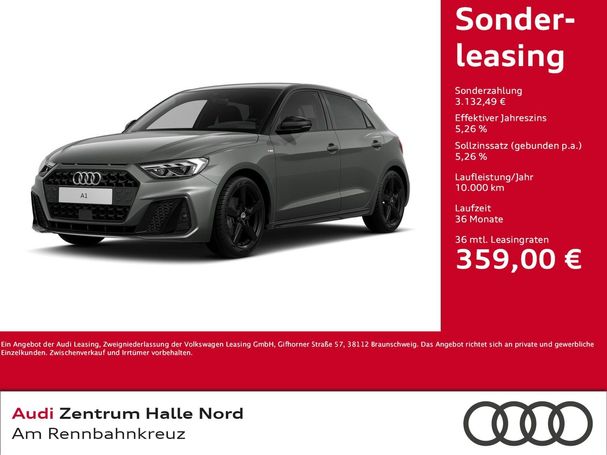 Audi A1 30 TFSI S tronic S-line Sportback 85 kW image number 6