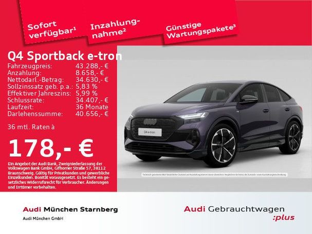 Audi Q4 35 e-tron Sportback 125 kW image number 2