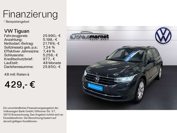 Volkswagen Tiguan 1.5 TSI Life DSG 110 kW image number 4