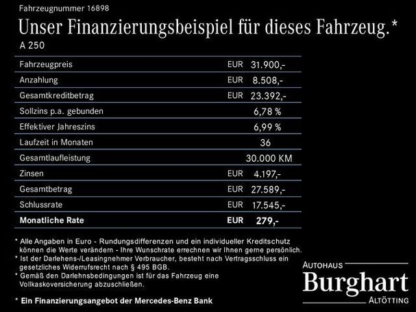 Mercedes-Benz A 250 e 160 kW image number 11