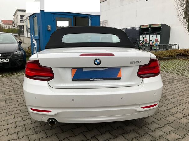 BMW 218i Cabrio 100 kW image number 6