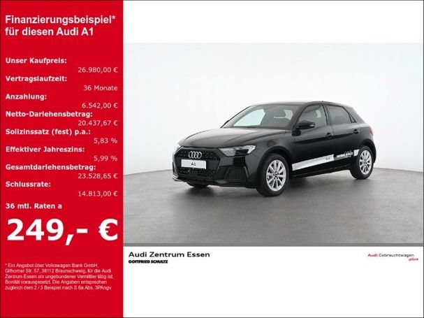 Audi A1 25 TFSI S tronic Sportback Advanced 70 kW image number 5