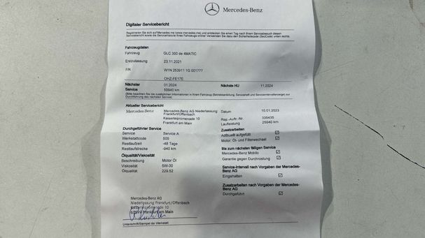 Mercedes-Benz GLC 300 de 225 kW image number 18