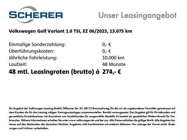 Volkswagen Golf Variant 1.0 TSI 81 kW image number 5