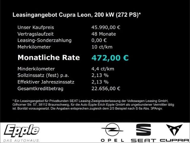 Cupra Leon Sportstourer VZ 1.5 e-Hybrid 200 kW image number 7