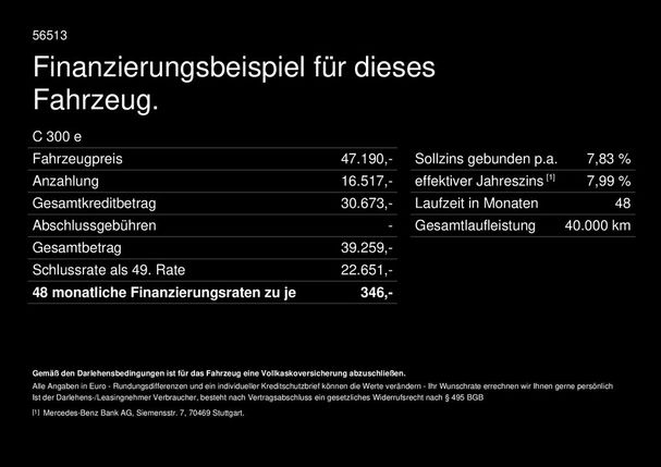 Mercedes-Benz C 300 e AMG 230 kW image number 5