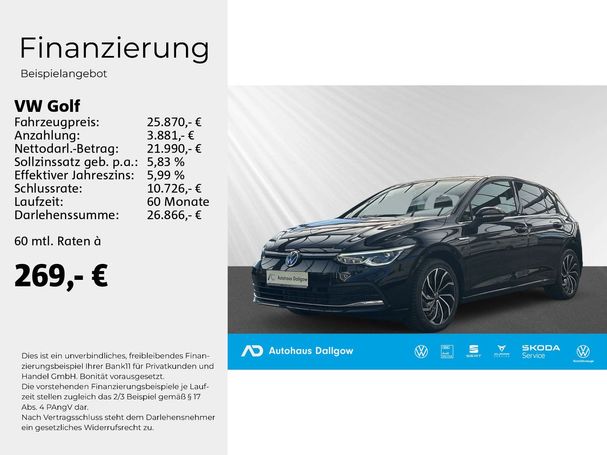 Volkswagen Golf 1.5 eTSI Style DSG 110 kW image number 5