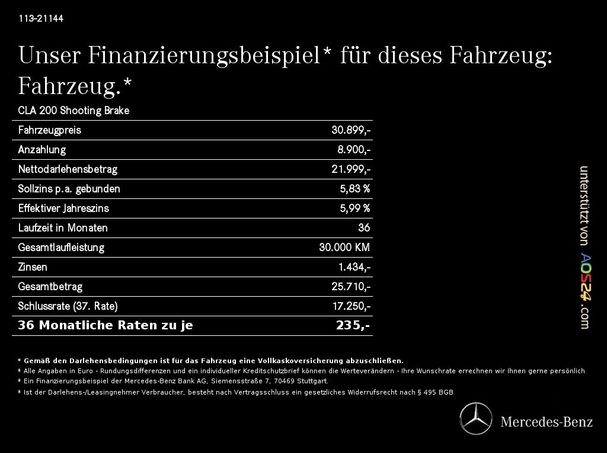 Mercedes-Benz CLA 200 Shooting Brake AMG 120 kW image number 21