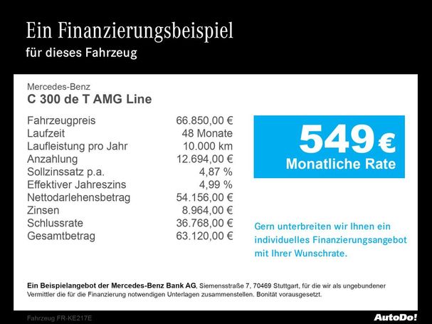 Mercedes-Benz C 300 de T AMG 230 kW image number 14