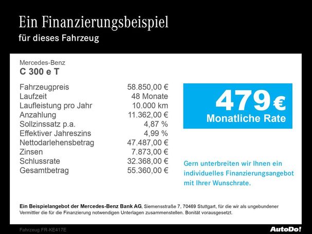 Mercedes-Benz C 300 e T AMG 230 kW image number 15