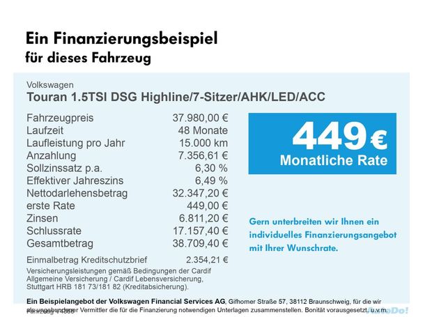 Volkswagen Touran DSG 110 kW image number 13