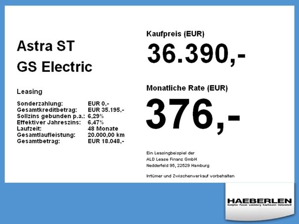 Opel Astra Electric 115 kW image number 4