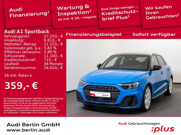 Audi A1 35 TFSI S-line Sportback 110 kW image number 4