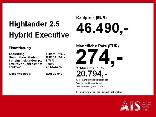 Toyota Highlander 182 kW image number 4