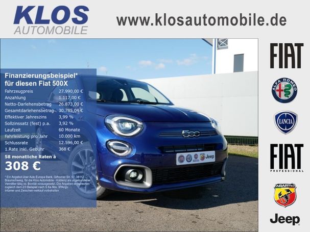 Fiat 500X 1.5 GSE Hybrid Dolcevita DCT 96 kW image number 1