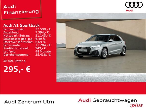 Audi A1 30 TFSI S tronic S-line Sportback 81 kW image number 5