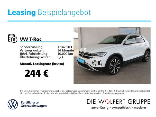 Volkswagen T-Roc 1.0 TSI T-Roc 81 kW image number 7