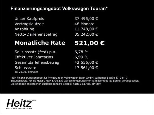 Volkswagen Touran 2.0 TDI Comfortline 90 kW image number 6