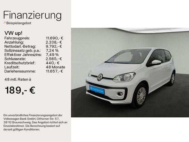 Volkswagen up! 1.0 48 kW image number 4