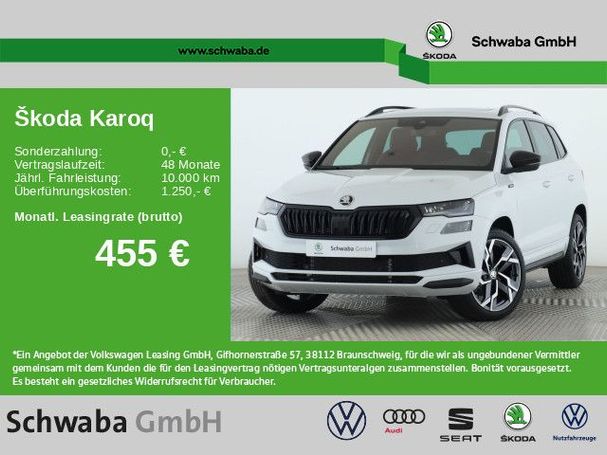 Skoda Karoq 2.0 TSI 4x4 Sportline 140 kW image number 2