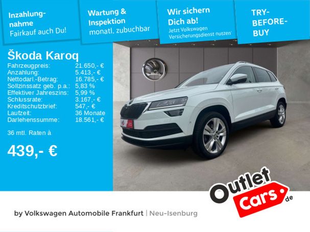 Skoda Karoq 1.5 DSG Style 110 kW image number 5