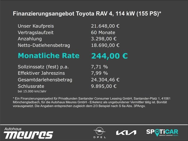 Toyota RAV 4 2.5 Hybrid Team 145 kW image number 5