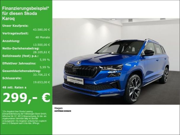 Skoda Karoq 1.5 TSI DSG Sportline 110 kW image number 1