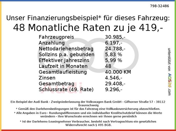 Audi A4 45 TFSI quattro Avant Advanced 180 kW image number 17