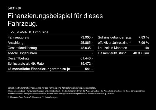 Mercedes-Benz E 220 d 145 kW image number 5