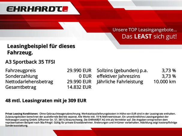 Audi A3 35 TFSI Sportback Advanced 110 kW image number 5