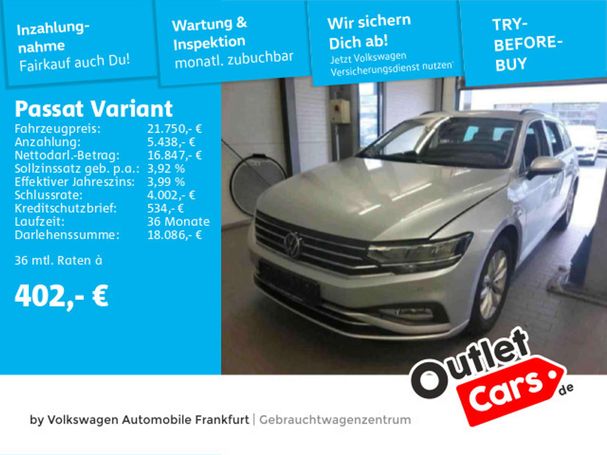 Volkswagen Passat Variant 2.0 TDI Business DSG 110 kW image number 5