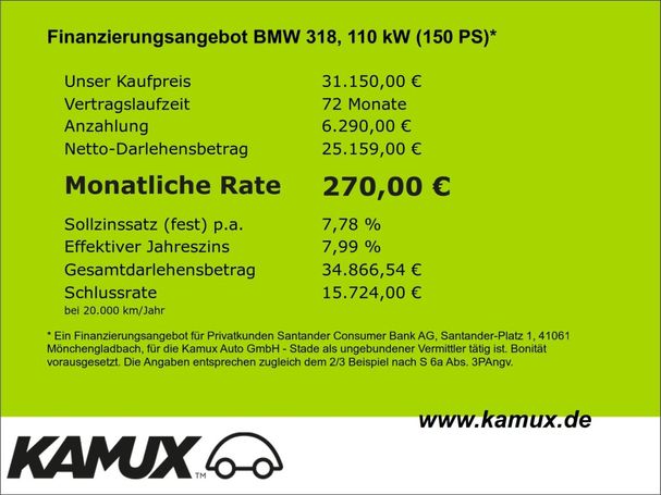 BMW 318d Touring 110 kW image number 13