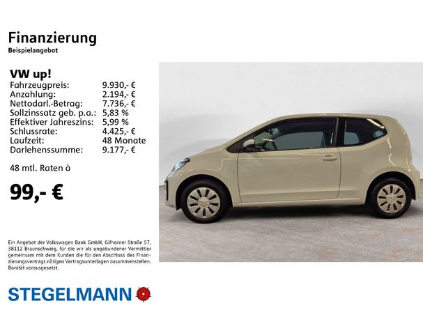 Volkswagen up! 1.0 48 kW image number 4