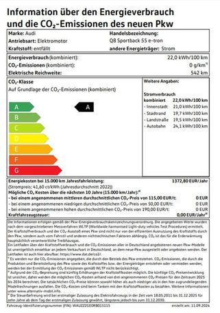 Audi Q8 55 quattro e-tron S-line Sportback 300 kW image number 25