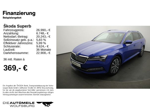 Skoda Superb Combi 1.5 TSI DSG Style 110 kW image number 5