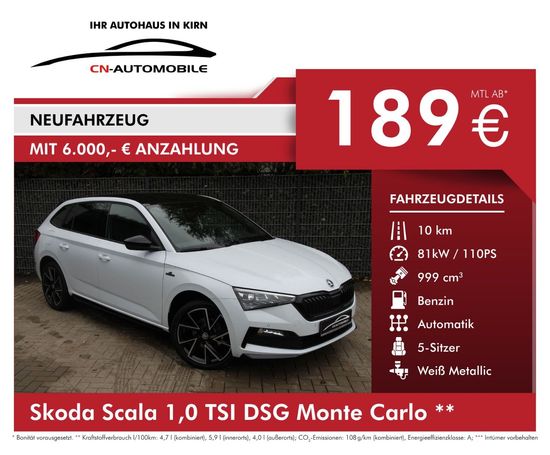 Skoda Scala 1.0 TSI DSG 81 kW image number 5