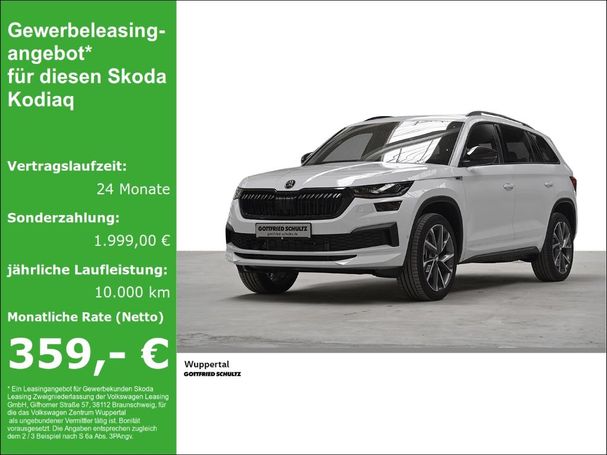 Skoda Kodiaq TDI 4x4 DSG 147 kW image number 5