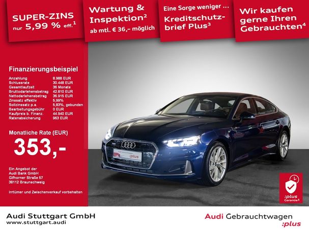 Audi A5 45 TFSI quattro Sportback Advanced 195 kW image number 4